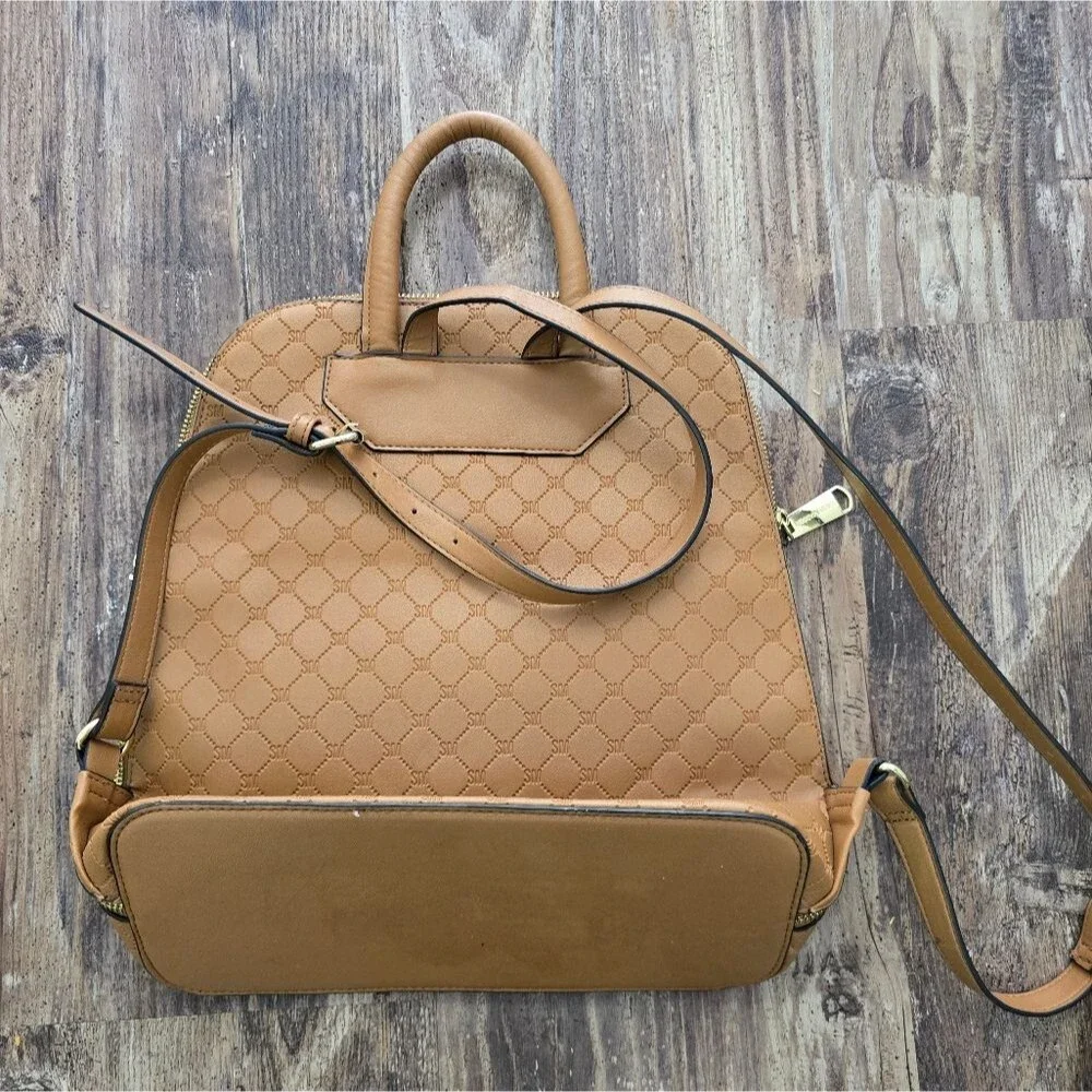 STEVE MADDEN Cognac/Brown Backpack/Purse Carry-on Bag 13x12